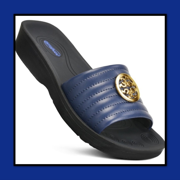 AEROTHOTIC OTIS SLIDE SANDALS - Picture 1 of 5